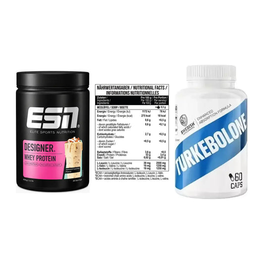 Definitionsphase-Set: ESN Designer + MST BCAA Zero + Swedish Supple – alle enthaltenen Artikel