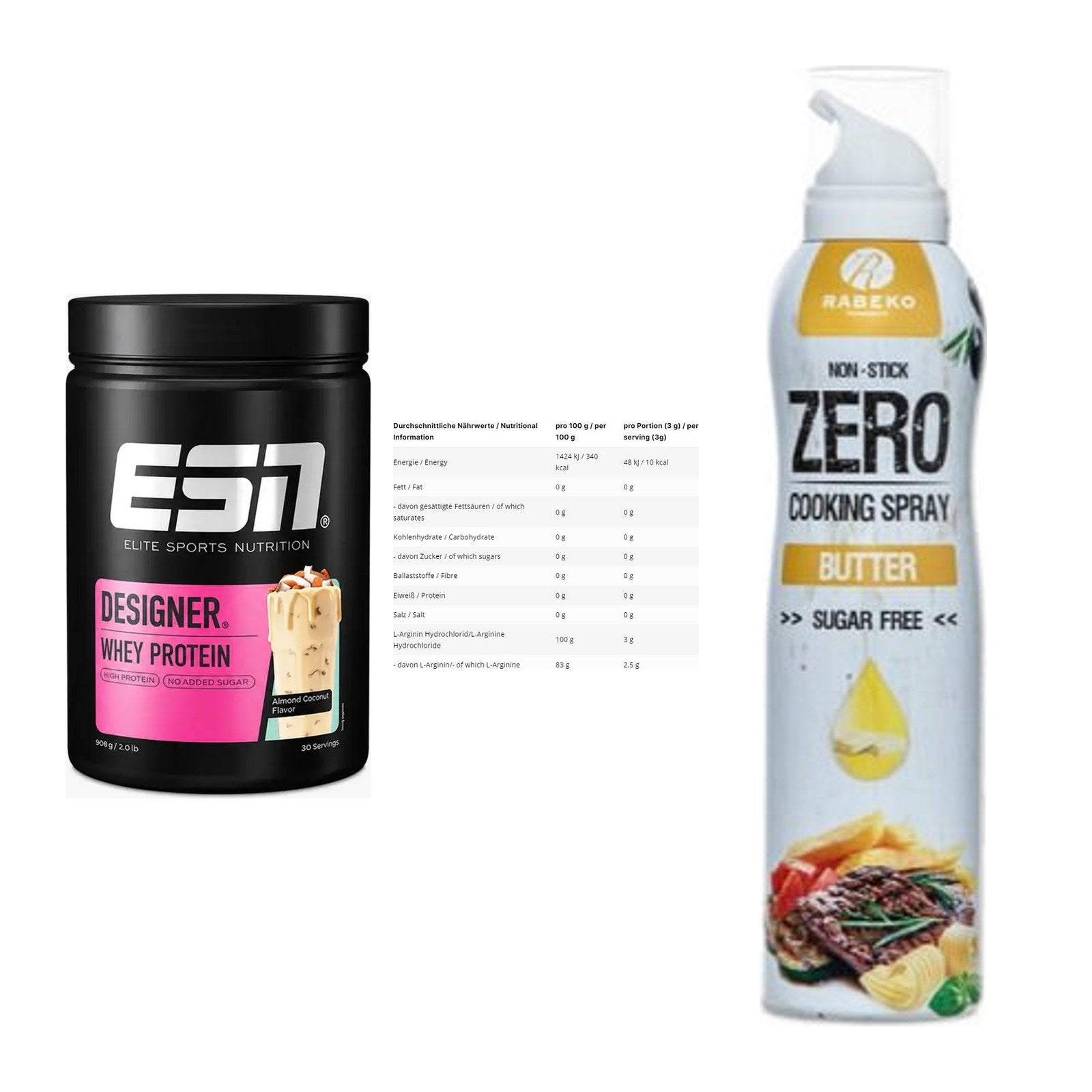 Definitionsphase-Set: ESN Designer + INLEAD L-Argin + Rabeko Zero – alle enthaltenen Artikel