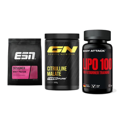 Definitionsphase-Set: ESN Designer + GN Citrulline + Body Attack – alle enthaltenen Artikel