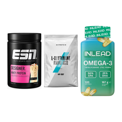 Definitionsphase-Set: ESN Designer + MyProtein + INLEAD Omega-3 – alle enthaltenen Artikel