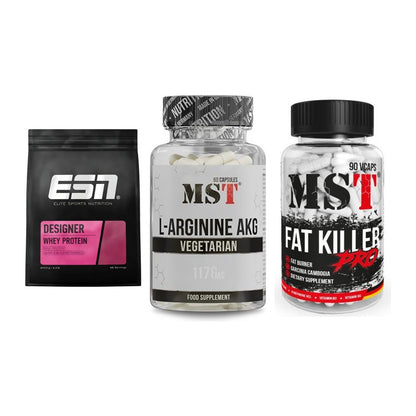 Definitionsphase-Set: ESN Designer + MST Arginin + MST Fat Killer – alle enthaltenen Artikel