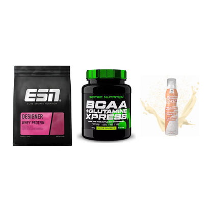 Definitionsphase-Set: ESN Designer + Scitec BCAA + More Nutrition – alle enthaltenen Artikel