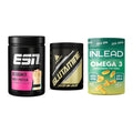Definitionsphase-Set: ESN Designer + Peak Glutamin + INLEAD Omega-3 – alle enthaltenen Artikel