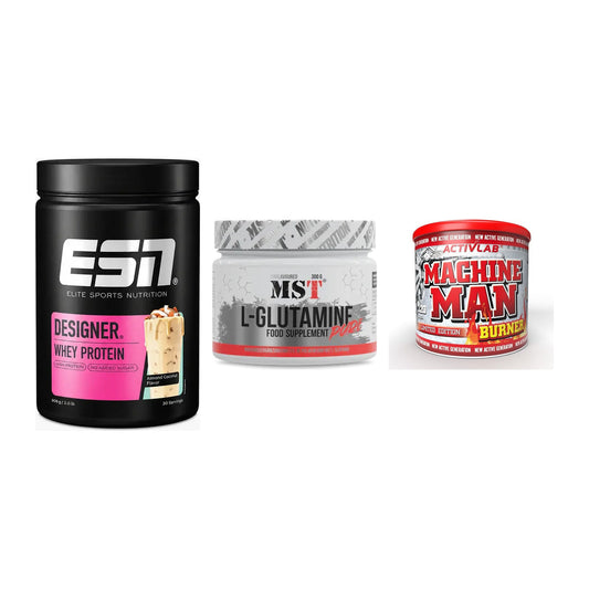 Definitionsphase-Set: ESN Designer + MST Glutamine + Activlab – alle enthaltenen Artikel