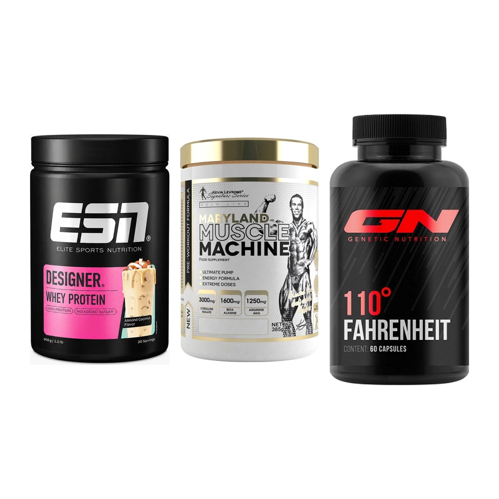 Definitionsphase-Set: ESN Designer + Kevin Levrone + GN 110 Fahrenh – alle enthaltenen Artikel