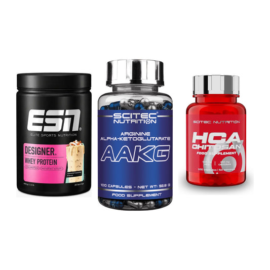 Definitionsphase-Set: ESN Designer + Scitec AAKG + Scitec HCA-Chi – alle enthaltenen Artikel