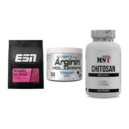 Definitionsphase-Set: ESN Designer + NNT Arginin + MST Chitosan – alle enthaltenen Artikel