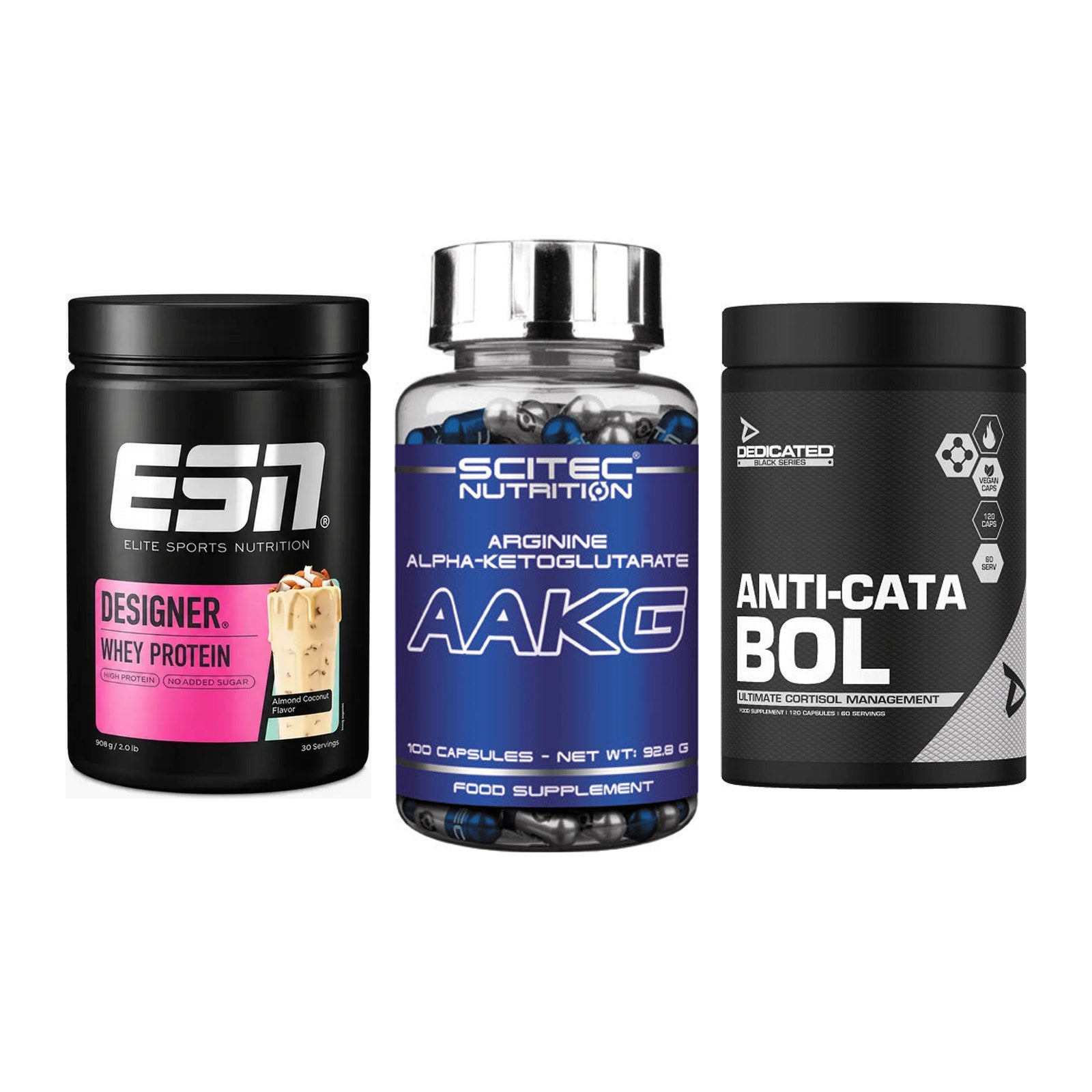 Definitionsphase-Set: ESN Designer + Scitec AAKG + Dedicated – alle enthaltenen Artikel