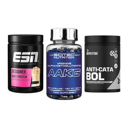 Definitionsphase-Set: ESN Designer + Scitec AAKG + Dedicated – alle enthaltenen Artikel