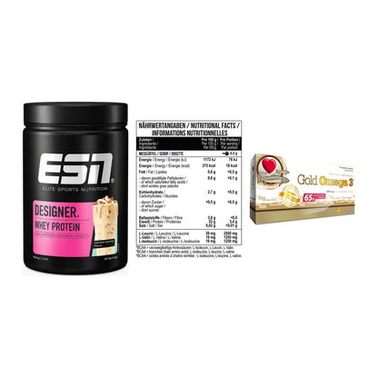 Definitionsphase-Set: ESN Designer + MST BCAA Zero + Olimp Omega 3 – alle enthaltenen Artikel