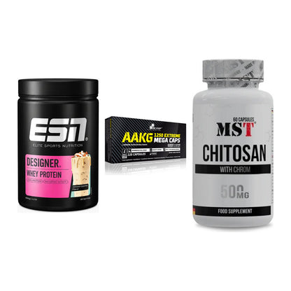 Definitionsphase-Set: ESN Designer + Olimp AAKG + MST Chitosan – alle enthaltenen Artikel