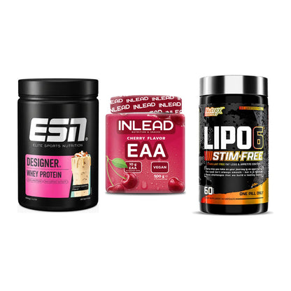 Definitionsphase-Set: ESN Designer + INLEAD EAA + Nutrex Lipo 6 – alle enthaltenen Artikel