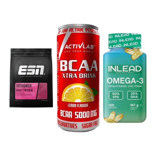 Definitionsphase-Set: ESN Designer + Activlab BCAA + INLEAD Omega-3 – alle enthaltenen Artikel