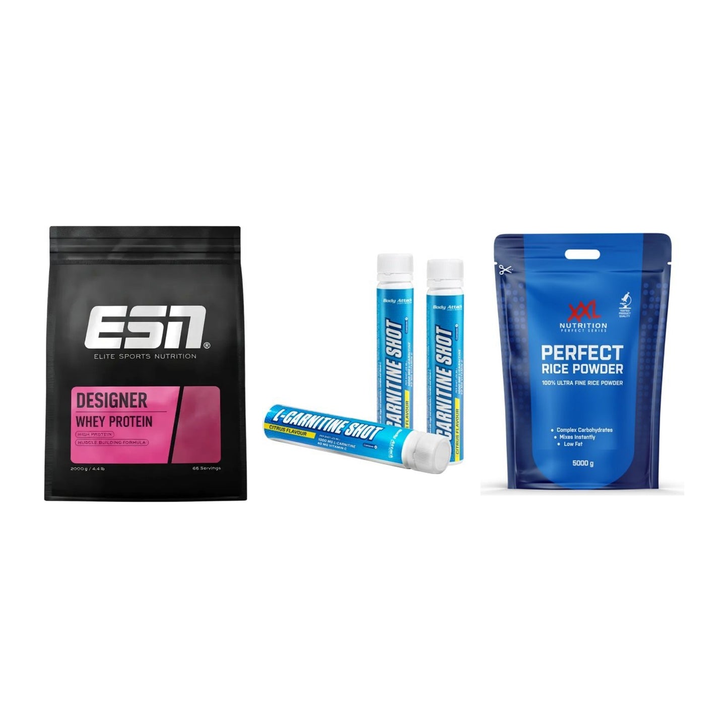 Definitionsphase-Set: ESN Designer + Body Attack + XXL Nutrition – alle enthaltenen Artikel