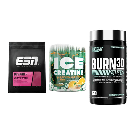 Definitionsphase-Set: ESN Designer + FA Nutrition + Nutrex Burn 30 – alle enthaltenen Artikel