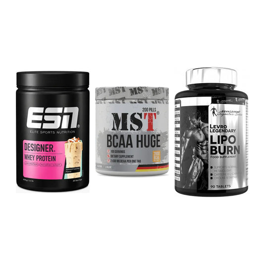 Definitionsphase-Set: ESN Designer + MST BCAA Huge + Kevin Levrone – alle enthaltenen Artikel