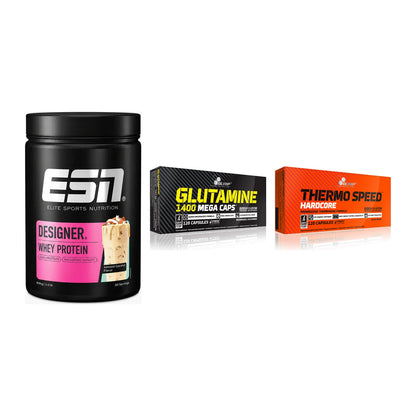 Definitionsphase-Set: ESN Designer + Olimp L-Glutam + Olimp Thermo – alle enthaltenen Artikel