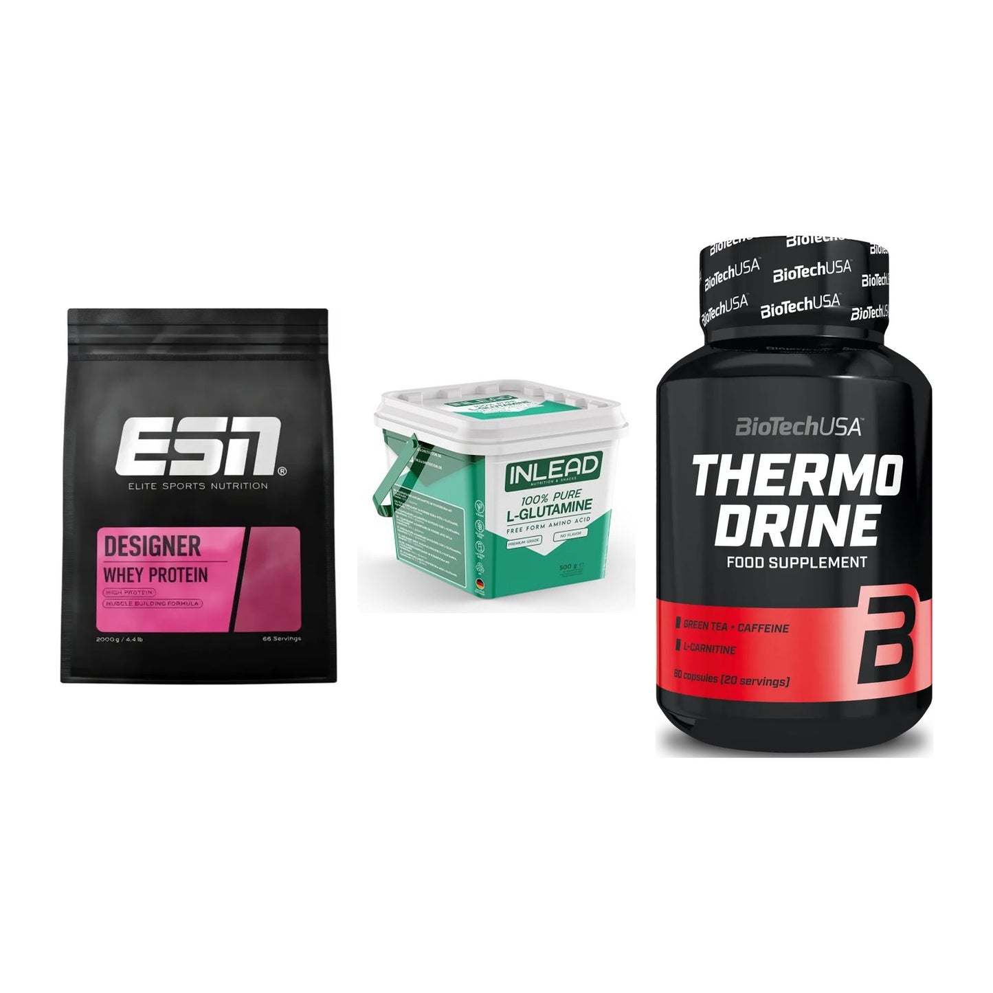 Definitionsphase-Set: ESN Designer + INLEAD L-Gluta + BioTech Thermo – alle enthaltenen Artikel