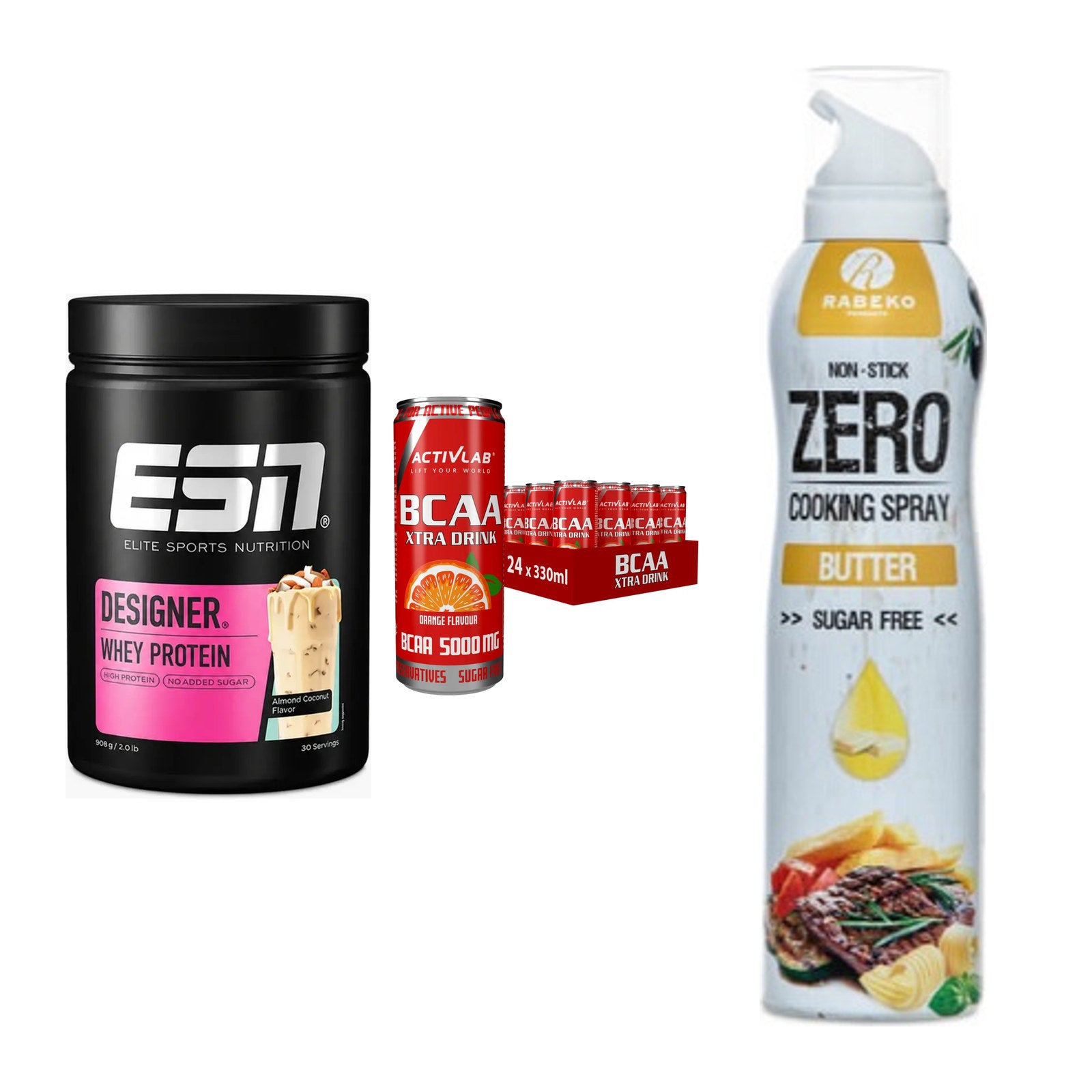 Definitionsphase-Set: ESN Designer + Activlab BCAA + Rabeko Zero – alle enthaltenen Artikel