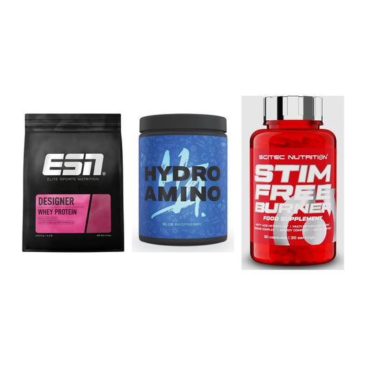 Definitionsphase-Set: ESN Designer + Nanosupps + Scitec Stim – alle enthaltenen Artikel