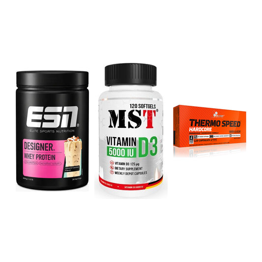 Definitionsphase-Set: ESN Designer + MST Vitamin D3 + Olimp Thermo – alle enthaltenen Artikel
