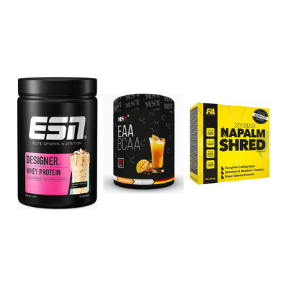 Definitionsphase-Set: ESN Designer + MST EAA & BCAA + FA Nutrition – alle enthaltenen Artikel