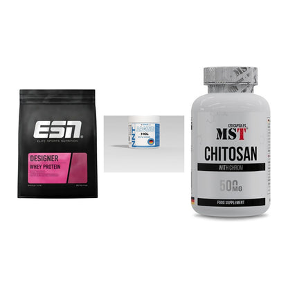 Definitionsphase-Set: ESN Designer + NNT Arginin + MST Chitosan – alle enthaltenen Artikel