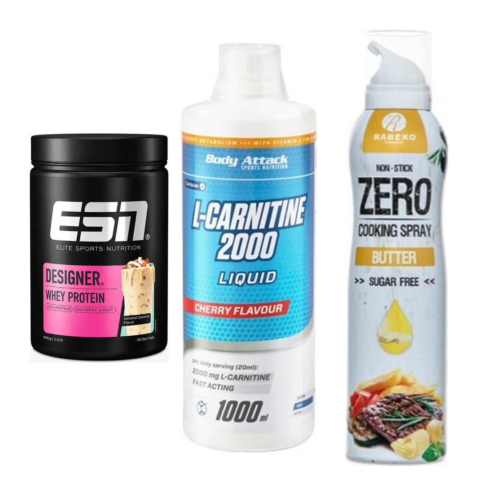 Definitionsphase-Set: ESN Designer + Body Attack + Rabeko Zero – alle enthaltenen Artikel
