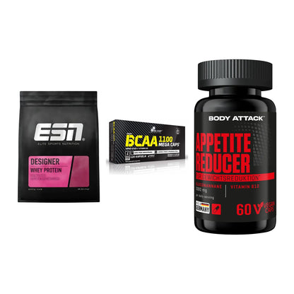 Definitionsphase-Set: ESN Designer + Olimp BCAA + Body Attack – alle enthaltenen Artikel