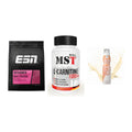 Definitionsphase-Set: ESN Designer + MST L-Carnitin + More Nutrition – alle enthaltenen Artikel