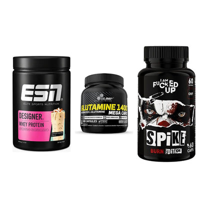 Definitionsphase-Set: ESN Designer + Olimp L-Glutam + Swedish Supple – alle enthaltenen Artikel