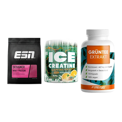 Definitionsphase-Set: ESN Designer + FA Nutrition + ProFuel Grünte – alle enthaltenen Artikel