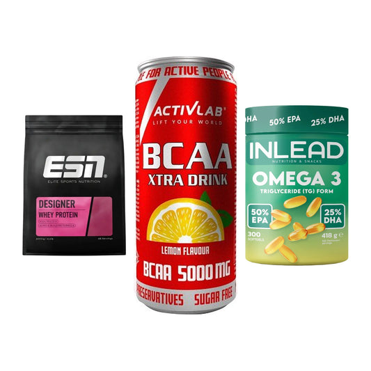 Definitionsphase-Set: ESN Designer + Activlab BCAA + INLEAD Omega-3 – alle enthaltenen Artikel