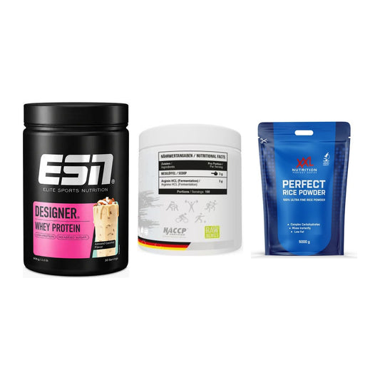 Definitionsphase-Set: ESN Designer + MST Arginine + XXL Nutrition – alle enthaltenen Artikel