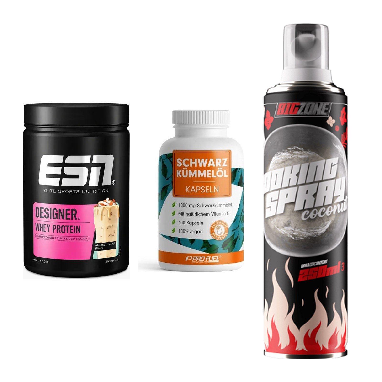 Definitionsphase-Set: ESN Designer + ProFuel Schwar + Big Zone – alle enthaltenen Artikel