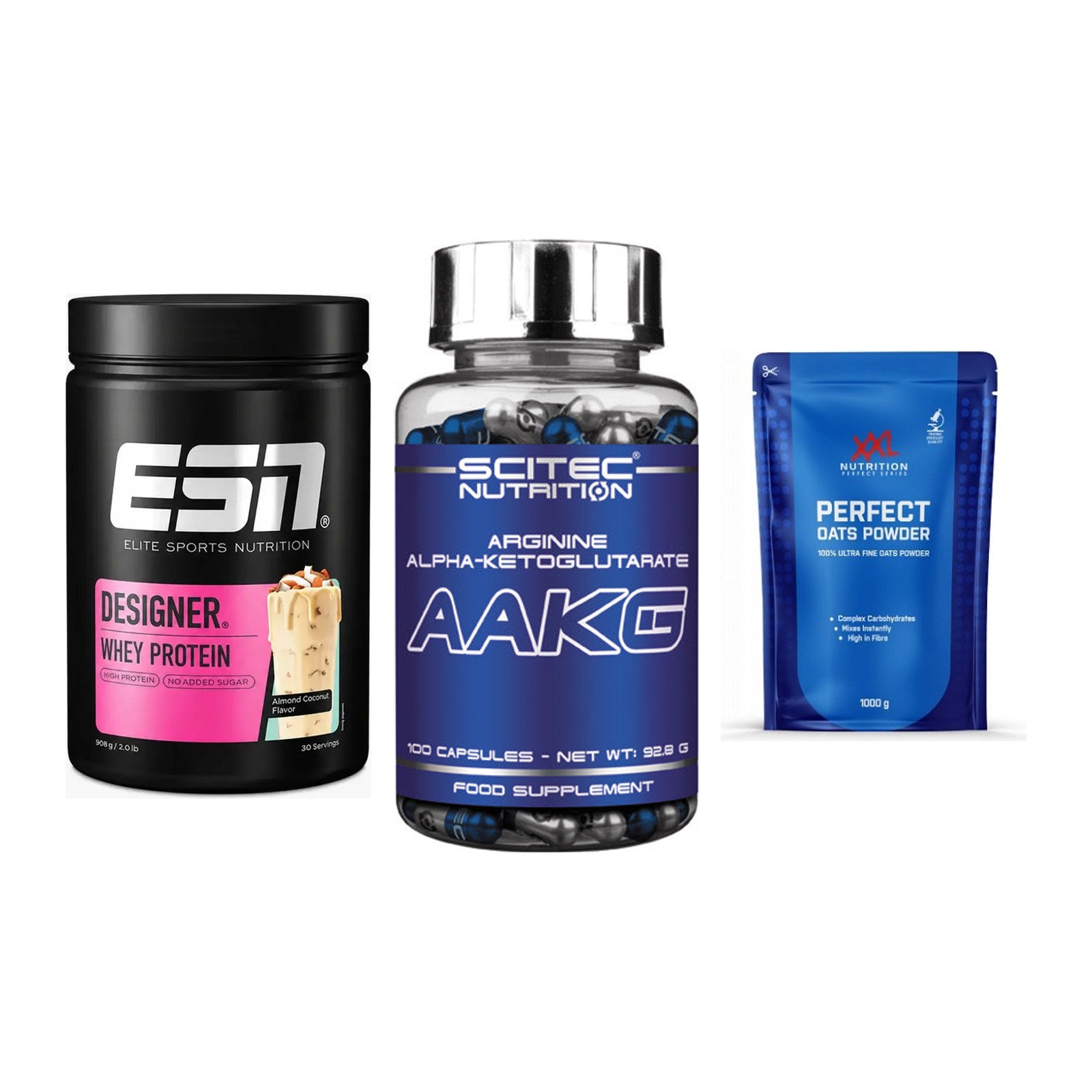 Definitionsphase-Set: ESN Designer + Scitec AAKG + XXL Nutrition – alle enthaltenen Artikel