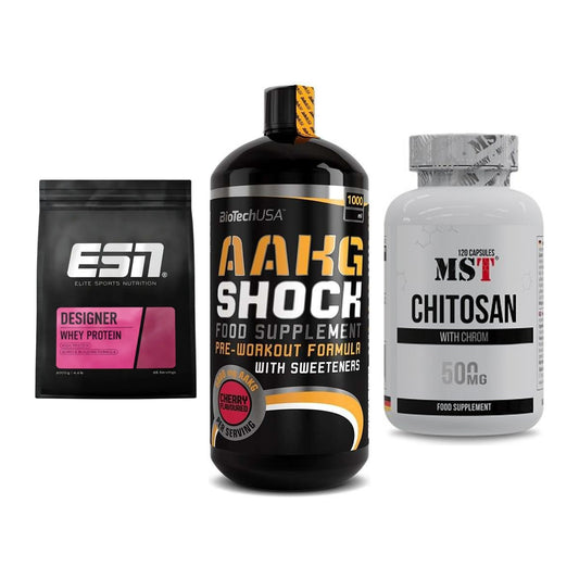 Definitionsphase-Set: ESN Designer + BioTech AAKG + MST Chitosan – alle enthaltenen Artikel