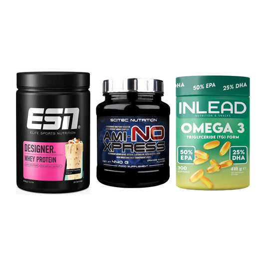 Definitionsphase-Set: ESN Designer + Scitec Ami-NO + INLEAD Omega-3 – alle enthaltenen Artikel