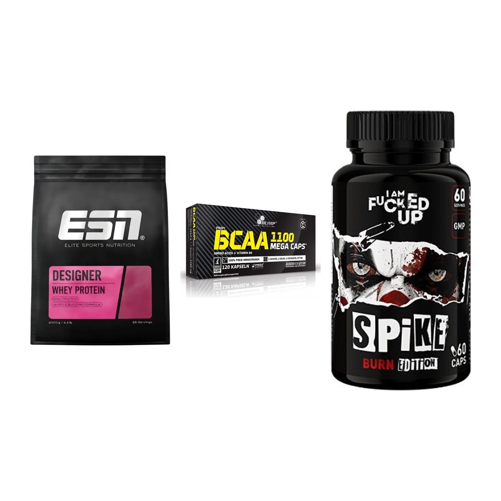 Definitionsphase-Set: ESN Designer + Olimp BCAA + Swedish Supple – alle enthaltenen Artikel