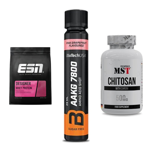 Definitionsphase-Set: ESN Designer + BioTech AAKG + MST Chitosan – alle enthaltenen Artikel