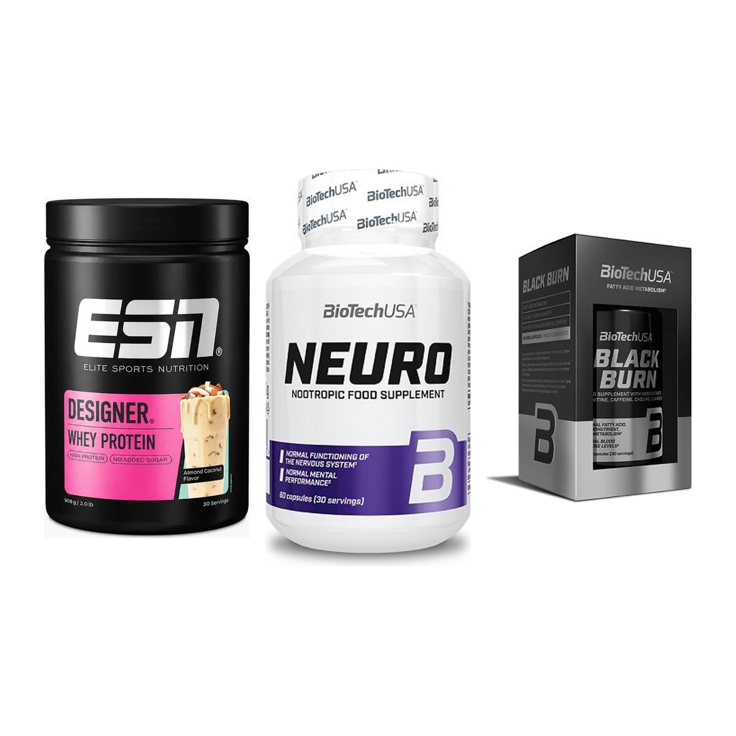 Definitionsphase-Set: ESN Designer + BioTech Neuro + BioTech Black – alle enthaltenen Artikel