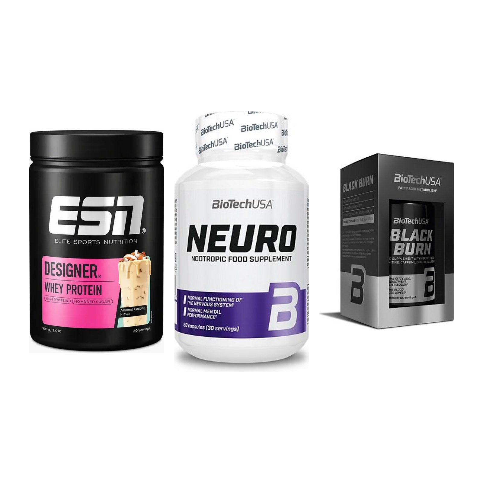 Definitionsphase-Set: ESN Designer + BioTech Neuro + BioTech Black – alle enthaltenen Artikel