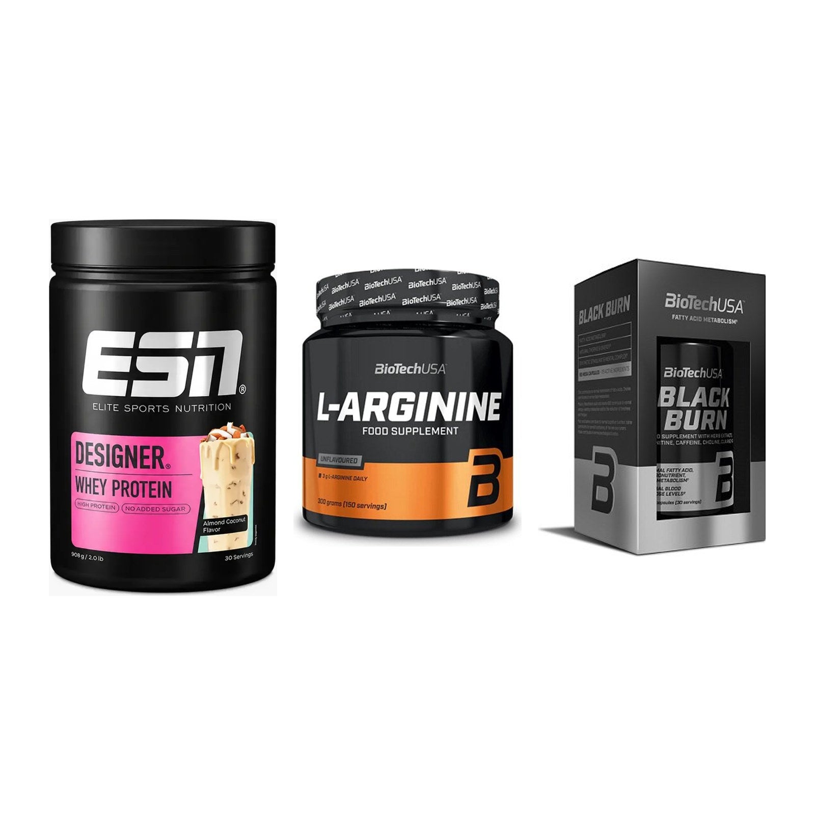 Definitionsphase-Set: ESN Designer + BioTech L-Argi + BioTech Black – alle enthaltenen Artikel