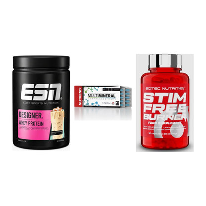 Definitionsphase-Set: ESN Designer + Nutrend Multim + Scitec Stim – alle enthaltenen Artikel