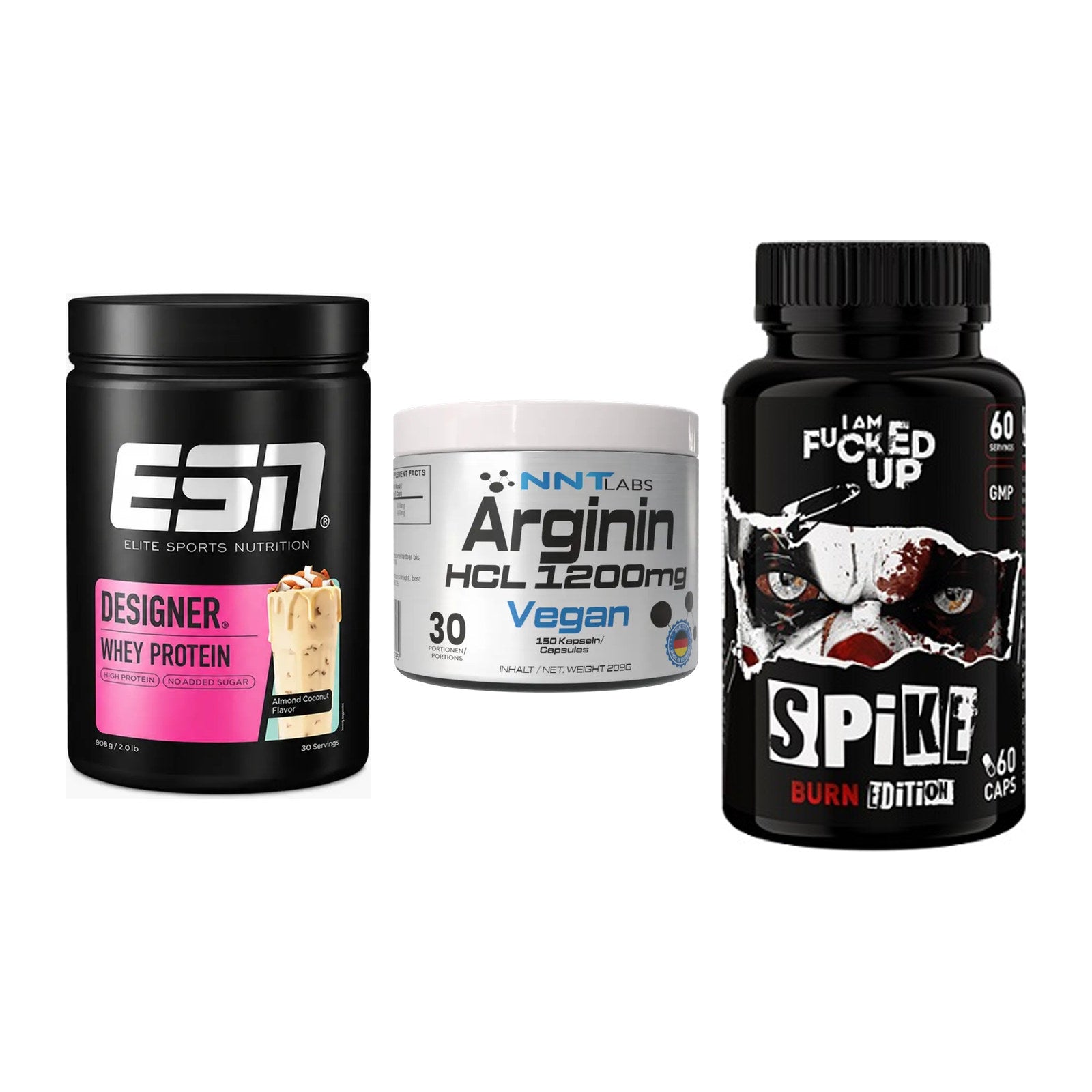 Definitionsphase-Set: ESN Designer + NNT Arginin + Swedish Supple – alle enthaltenen Artikel