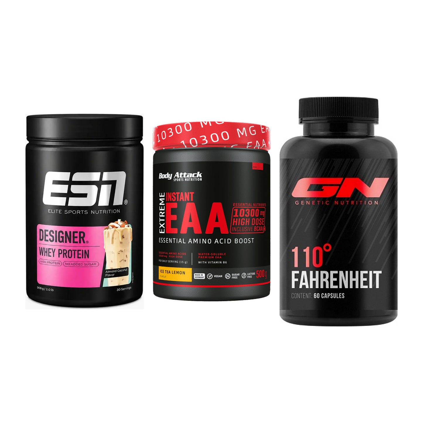Definitionsphase-Set: ESN Designer + Body Attack + GN 110 Fahrenh – alle enthaltenen Artikel