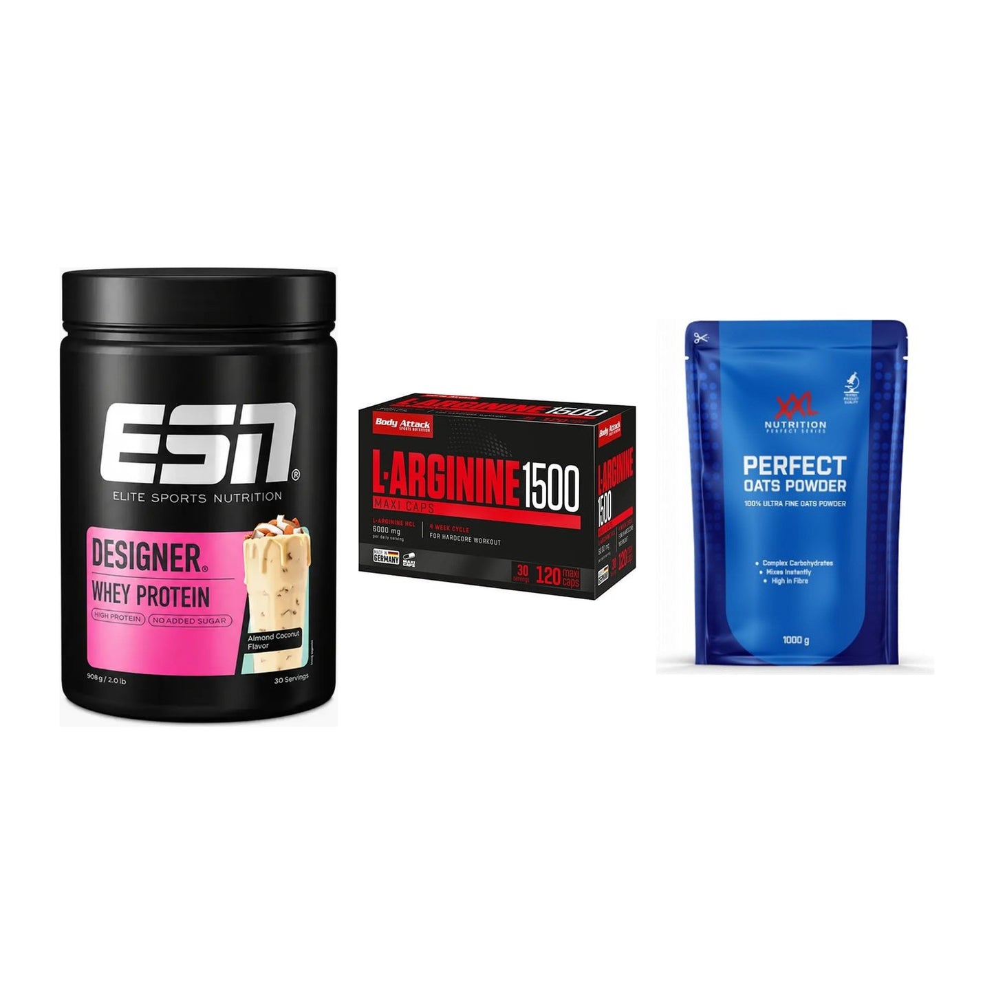 Definitionsphase-Set: ESN Designer + Body Attack + XXL Nutrition – alle enthaltenen Artikel