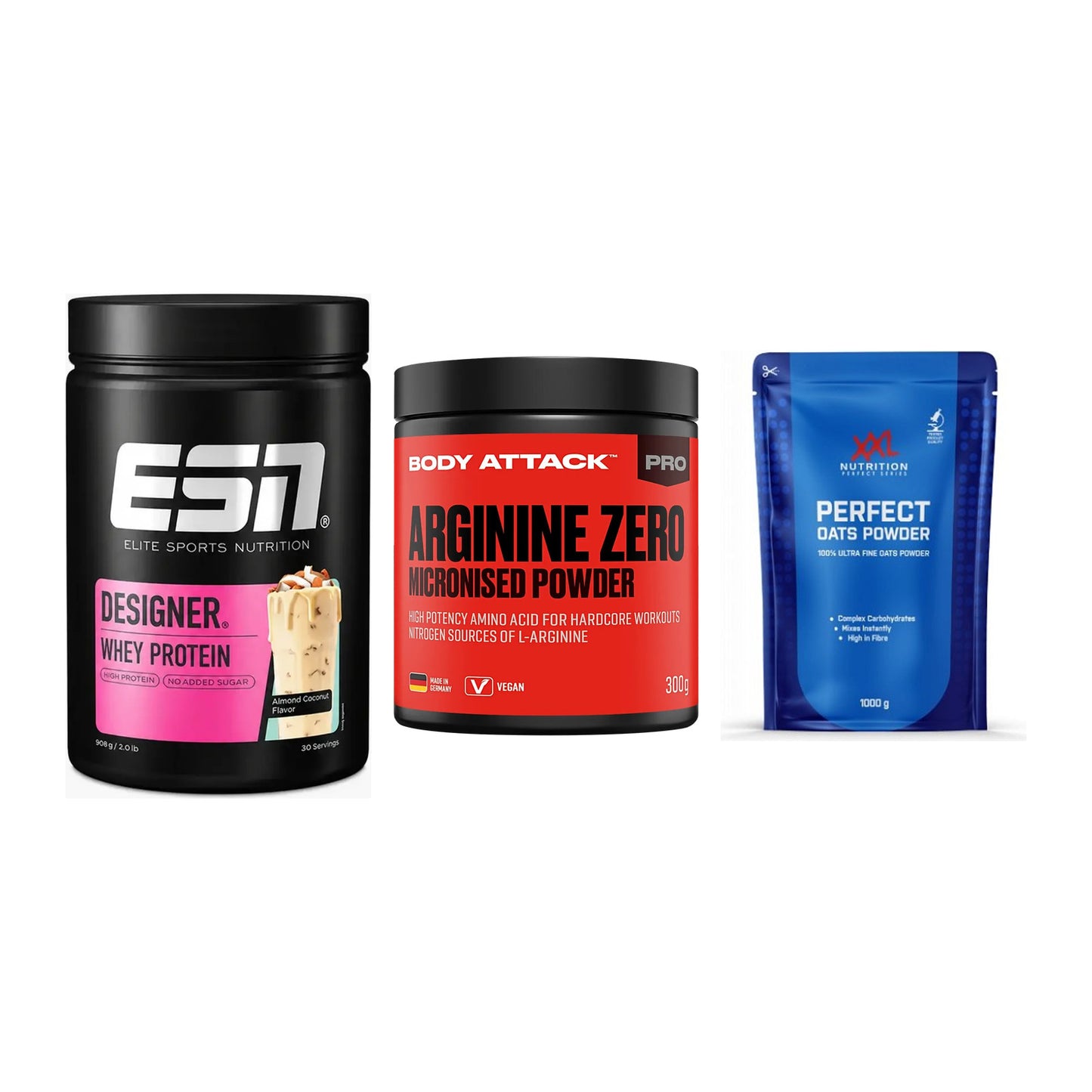 Definitionsphase-Set: ESN Designer + Body Attack + XXL Nutrition – alle enthaltenen Artikel