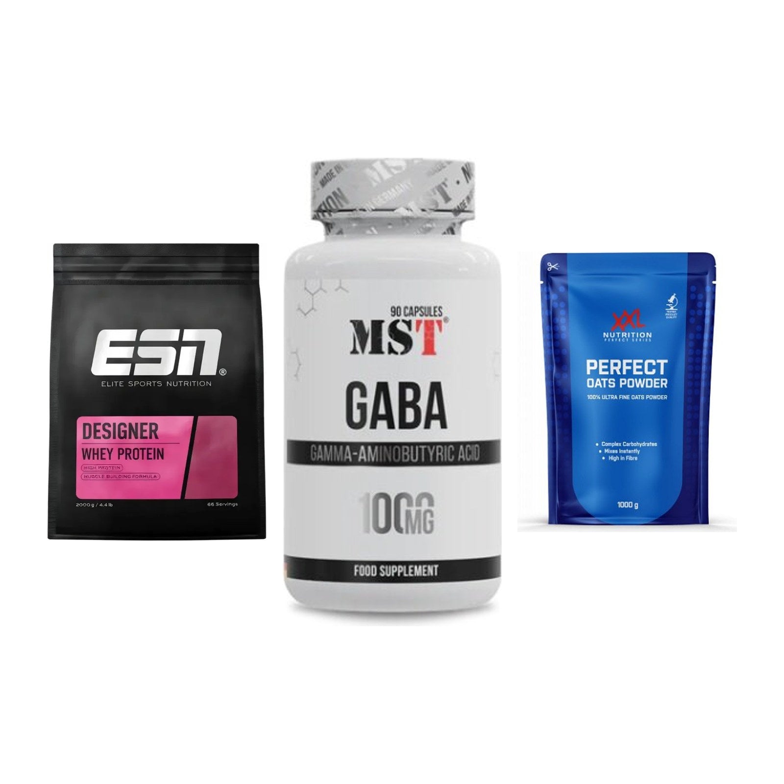 Definitionsphase-Set: ESN Designer + MST GABA + XXL Nutrition – alle enthaltenen Artikel