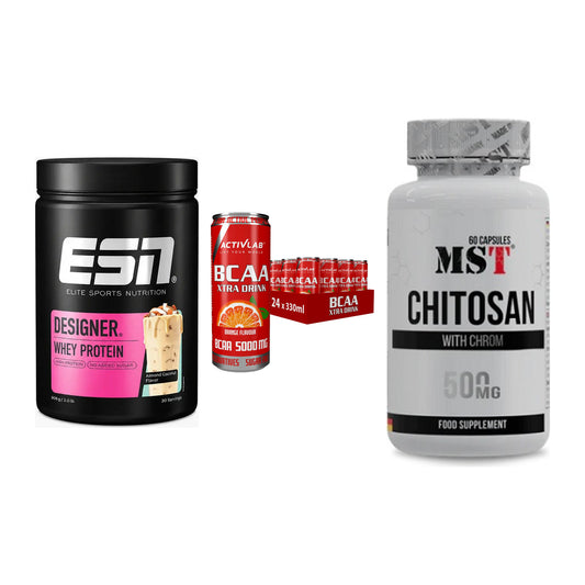 Definitionsphase-Set: ESN Designer + Activlab BCAA + MST Chitosan – alle enthaltenen Artikel